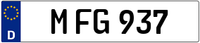 Truck License Plate